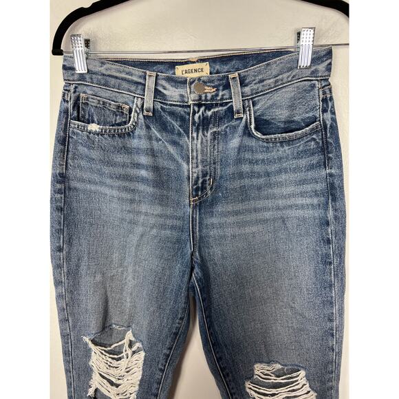 L'agence Women's 25 Adele High Rise Jeans in Fallbrook Stylish Everyday Capsule - Picture 2 of 7